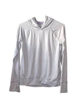 Tek Gear Big Girls Lightweight Gray Pullover Hoodie XL 14/16 Recycled Polyester